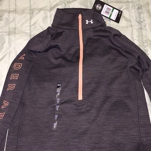 Under armour half zip up pullover jacket